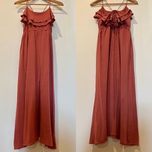 Burnt Orange Maxi Dress